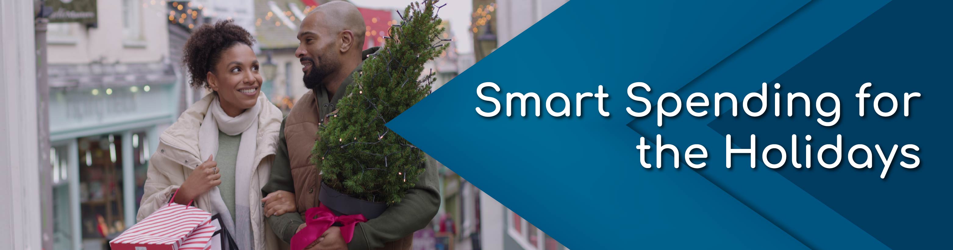 Couple Christmas shopping